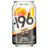 `-196 Peach Vodka Seltzer Ready To Drink 12oz 4 Pack Cans