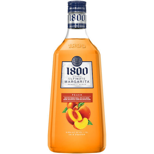 1800 The Ultimate Ready To Drink Peach Margarita 1.75L