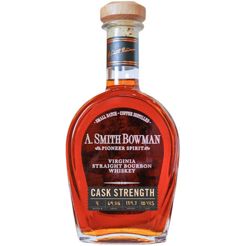 A. Smith Bowman 10 Year Old Cask Strength Virginia Straight Bourbon Whiskey 750ml