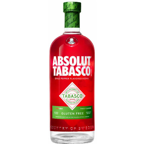 Absolut Tabasco Chili Pepper Vodka 750ml