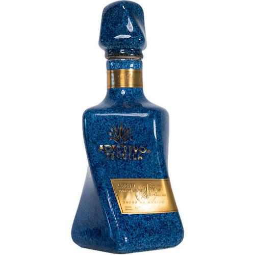 Adictivo Blue Ceramic Anejo Tequila 750ml