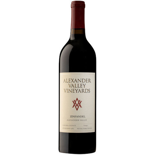 Alexander Valley Vineyards Wetzel Family Estate Alexander Zin Zinfandel
