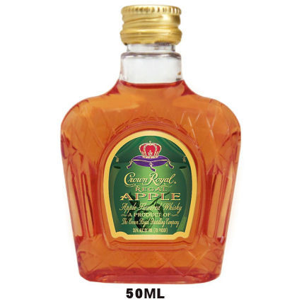 50ml Mini Crown Royal Regal Apple Flavored Canadian Whisky